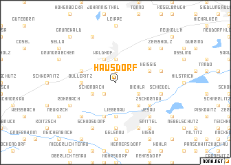 map of Hausdorf