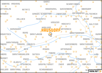 map of Hausdorf