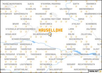 map of Häusellohe