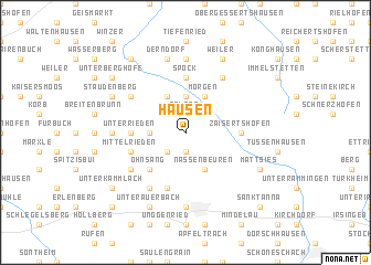 map of Hausen