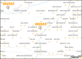 map of Hausen