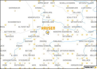 map of Hausen