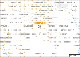 map of Hausen