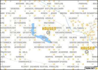 map of Hausen