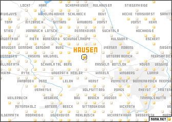 map of Hausen