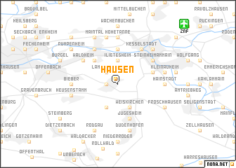 map of Hausen