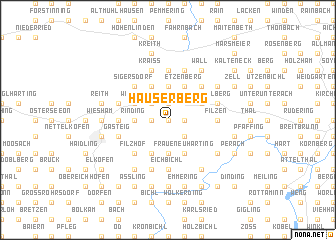 map of Hauserberg