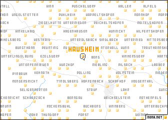 map of Hausheim