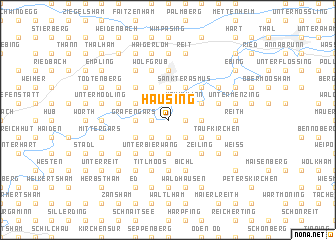 map of Hausing