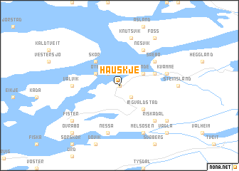 map of Hauskje