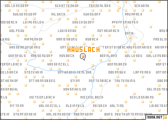 map of Hauslach