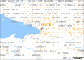 map of Hausreute