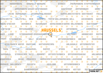 map of Haussels