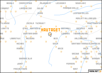 map of Hautaget