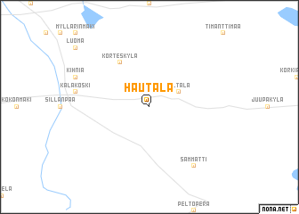 map of Hautala