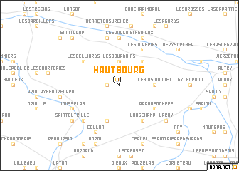 map of Haut Bourg