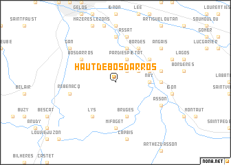 map of Haut-de-Bosdarros