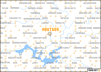 map of Haut Dos