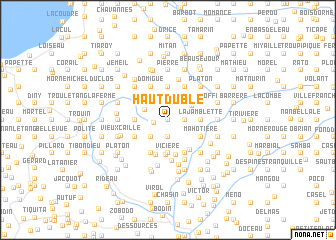 map of Haut Duble