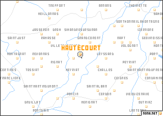 map of Hautecourt