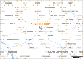 map of Haute Cour