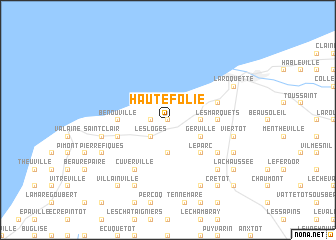 map of Haute Folie