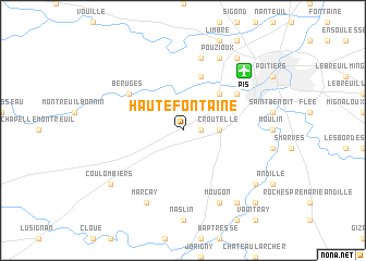 map of Haute Fontaine