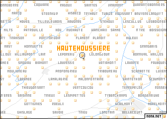 map of Haute Houssière