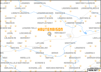 map of Haute Maison