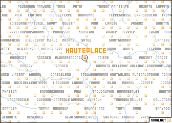 map of Haute Place