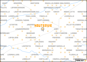 map of Hauterive