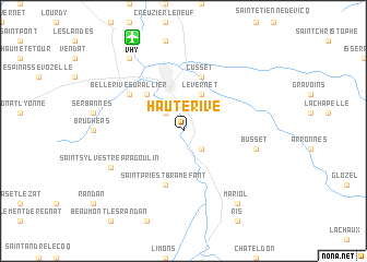 map of Hauterive