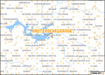 map of Haute Roche Grande