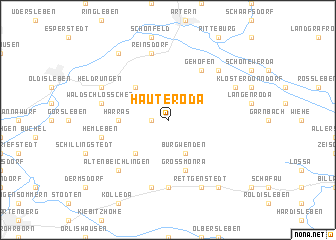 map of Hauteroda