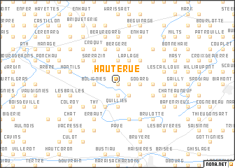 map of Haute Rue