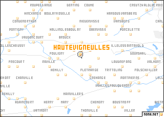 map of Haute-Vigneulles