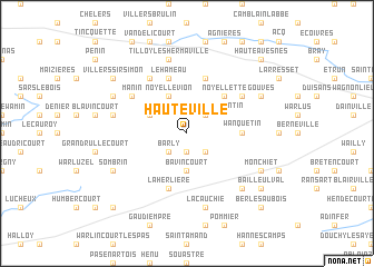 map of Hauteville