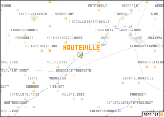 map of Hauteville