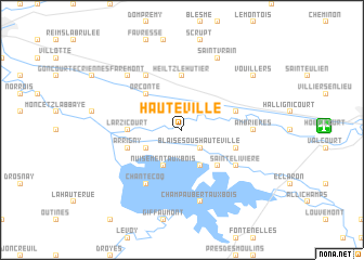 map of Hauteville