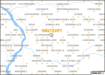 map of Haut Évry