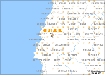 map of Haut Jonc