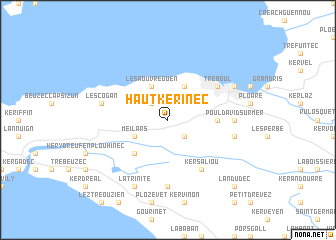 map of Haut Kerinec