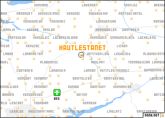 map of Haut Lestanet