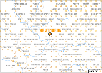 map of Haut Morne