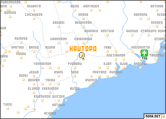 map of Hautopo