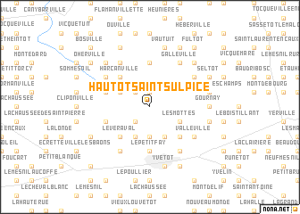 map of Hautot-Saint-Sulpice