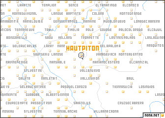 map of Haut Piton