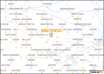 map of Haut Rieux