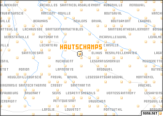 map of Hauts Champs