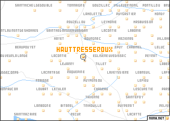 map of Haut-Tresseroux